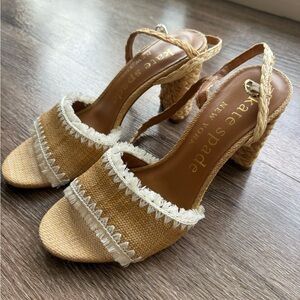 Kate Spade Tan and Cream Women's Sandals